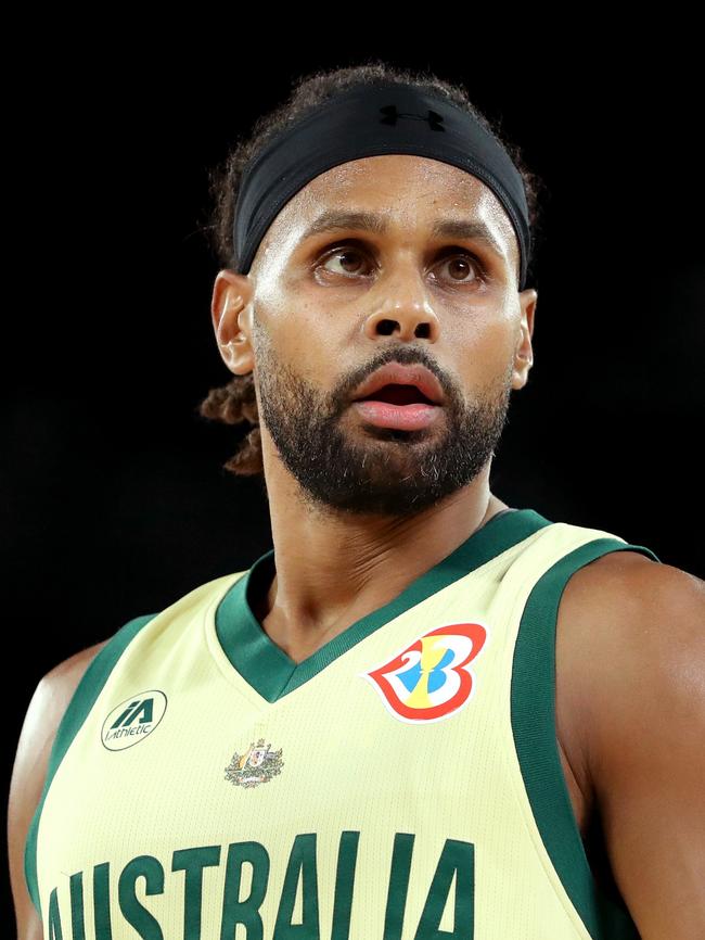 Patty Mills had his say. Photo by Kelly Defina/Getty Images