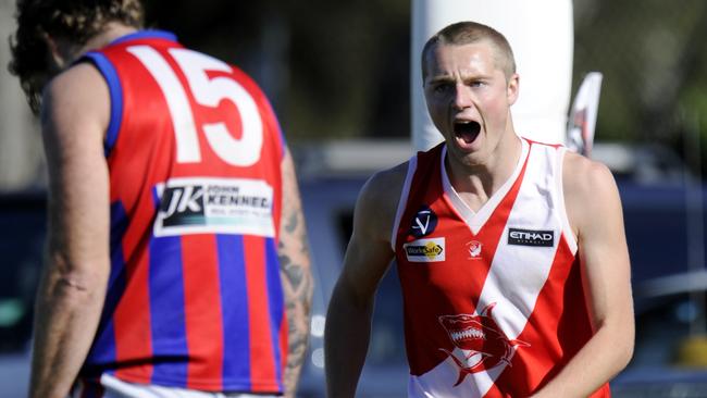 Leigh Poholke’s relentless goal-kicking earns him a spot in the forward pocket.