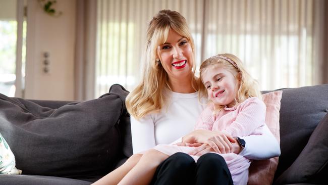 Alicia Genet with her daughter Ivy. Picture: Matt Turner.