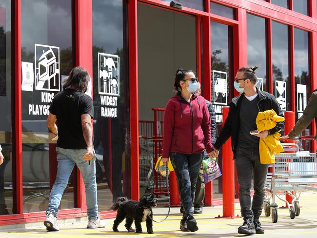 Bunnings’ dog policy has long been controversial. Picture: Gaye Gerard/NCA NewsWire