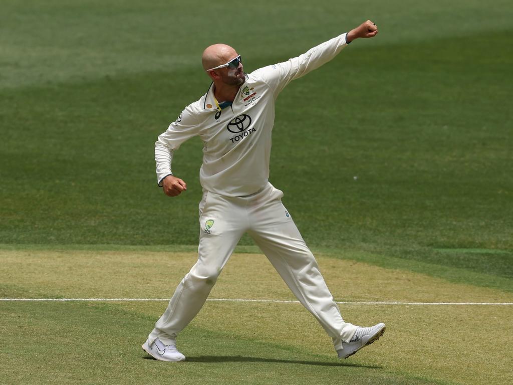 Nathan Lyon is on 499.