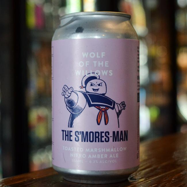 My Beer Dealer's weirdest and most wonderful beers: Wolf of the Willows' The S'mores Man toasted marshmallow nitro amber ale.