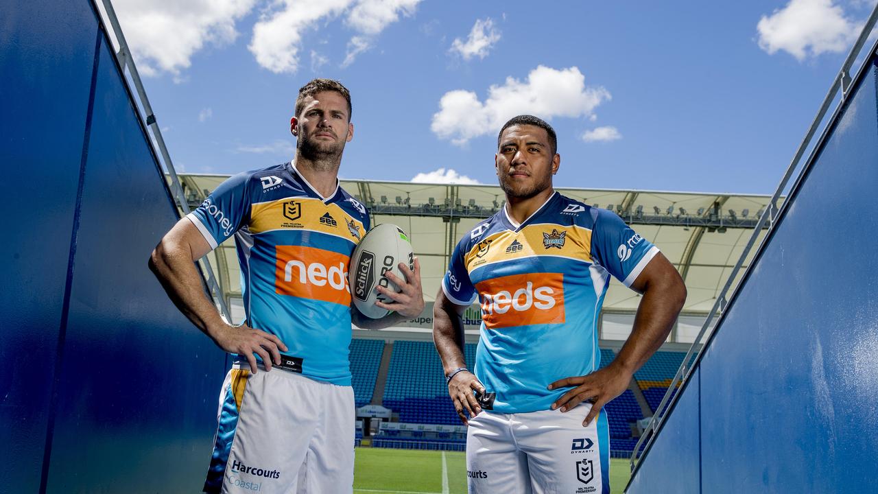 2021 Gold Coast Titans NRL Home Jersey - Youth