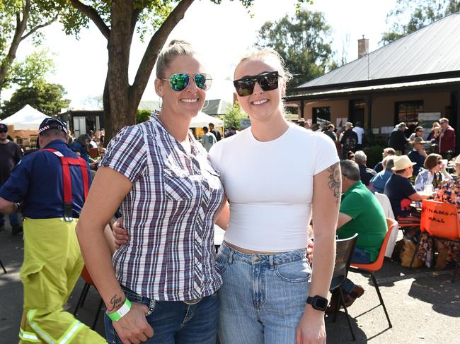 Tinamba Food and Wine Festival — Ruby Fulton and Mel Jenkins. Picture: David Smith