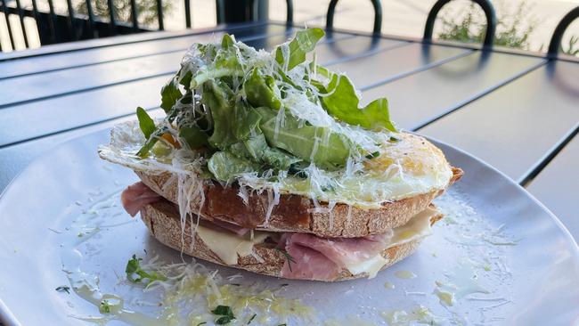 Croque Madame at g+gracin, Kent Town. Picture: Dianne Mattsson