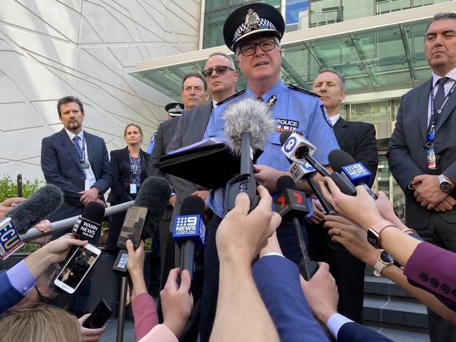 WA Police Commissioner Chris Dawson says police will never give up looking for Sarah Spiers. Picture: Rebecca Le May/NCA NewsWire