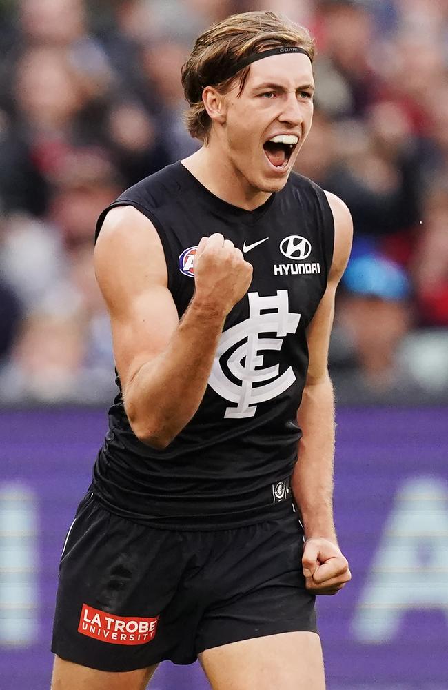 Will Setterfield booted two final term goals for the Blues. Picture: Getty Images