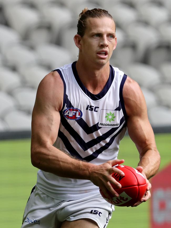 Nat Fyfe of the Dockers. Picture: Michael Klein