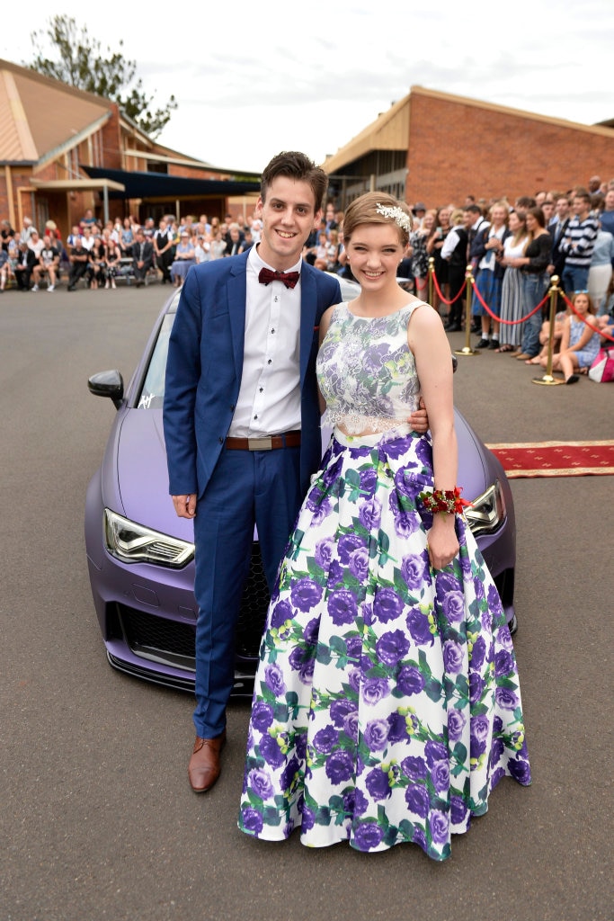Aidan Hukkinen and Emily Munro at Concordia formal at Redlands campus, Thursday, November 16, 2017. Picture: Kevin Farmer