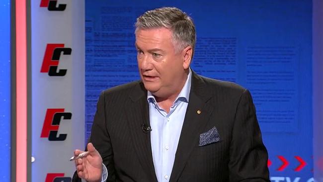 Eddie McGuire has been slammed for downplaying the reporting. Photo: Channel 9