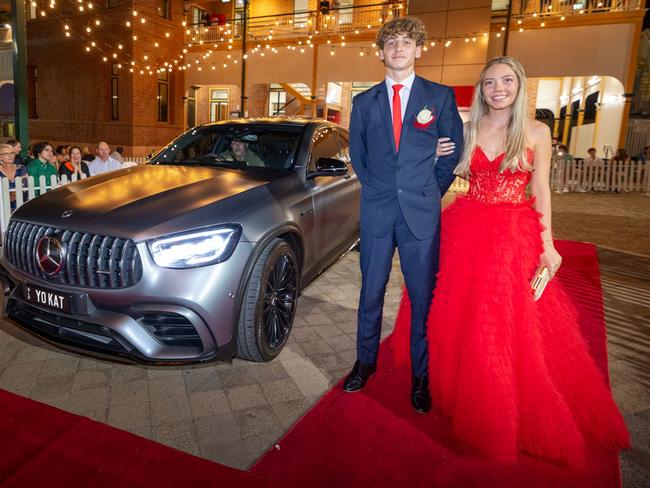 CLASS OF 2024: Townsville Grammar School formal. Students Lode Lasschuijt & Lane Scott.