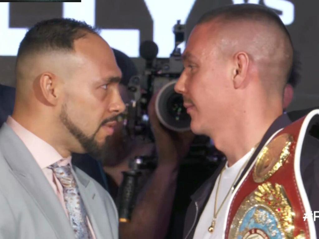 Tim Tszyu and Keith Thurman face off. Picture: Supplied