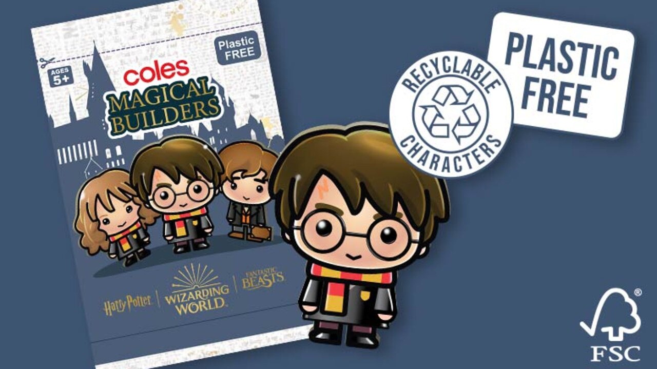 Plastic-free Harry Potter collectables are coming to Coles near you
