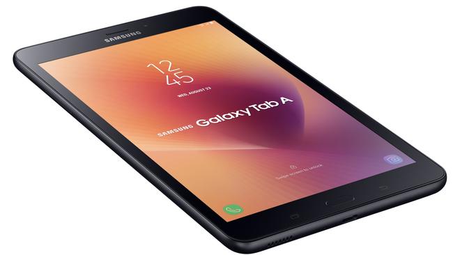 The Samsung Galaxy Tab A tablet.