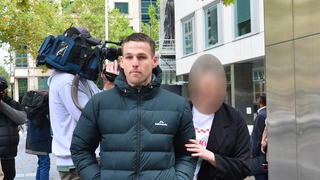 Sentence for Luke Merryfull who was convicted of raping a friend at a 21st birthday party in 2016, at County Court Victoria. Picture : NCA NewsWire / Nicki Connolly