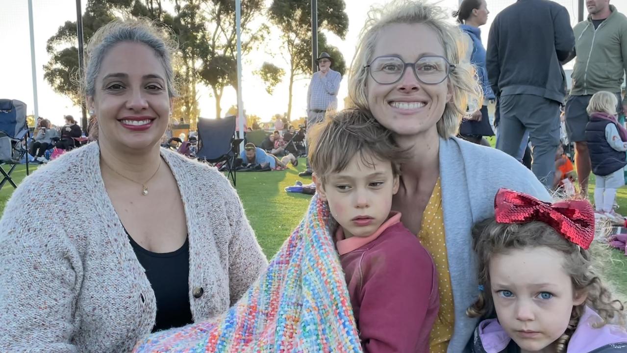 Bass deputy mayor Leticia Laing with Clare, Ziggy and Etta Zagorski.