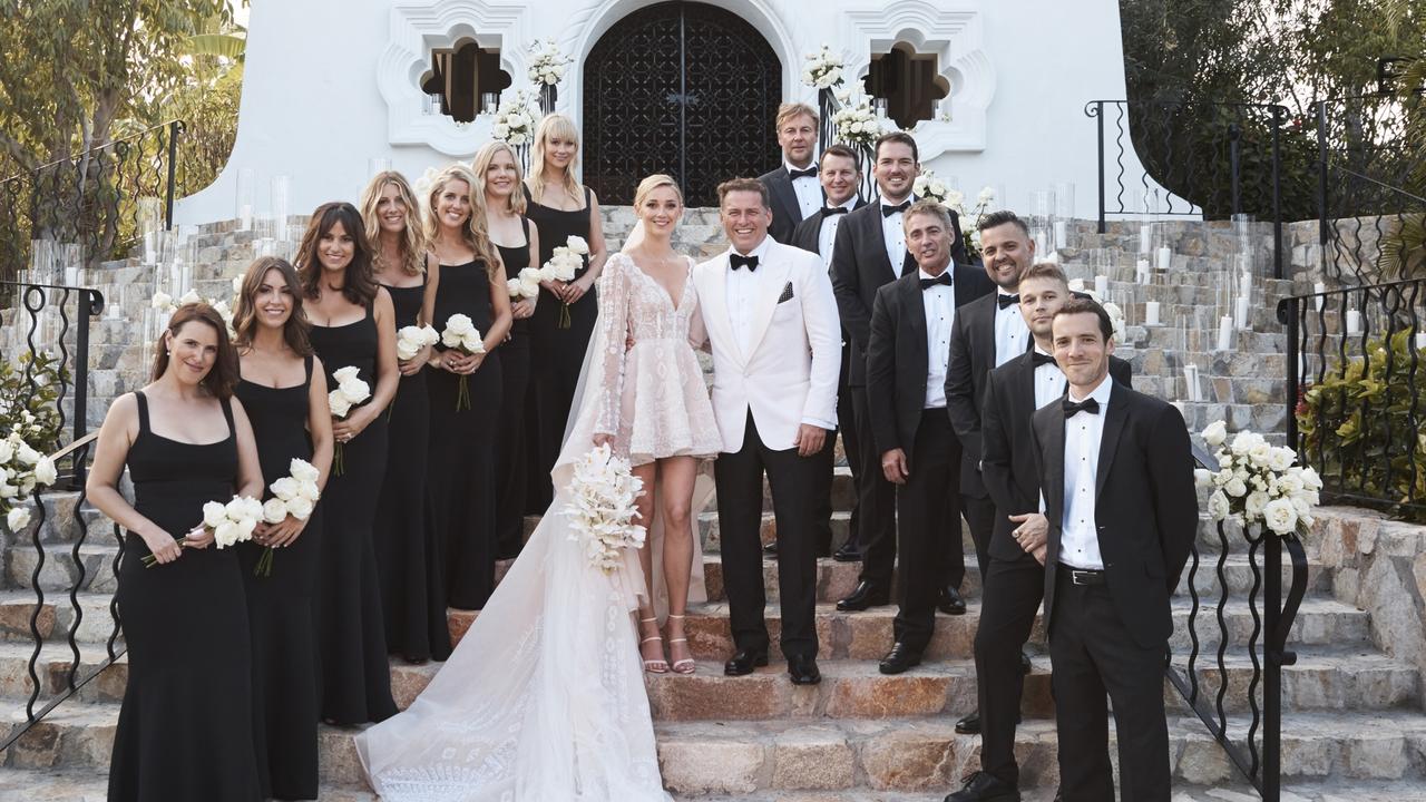 Karl Stefanovic and Jasmine Yarbrough’s lavish wedding. Picture: Supplied