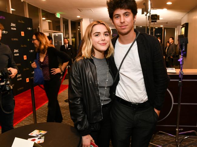 Kiernan Shipka and Charlie Oldman. Picture: Getty