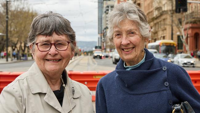 At Parliament House in North Terrace, people witnessed the proclamation of King Charles III. Picture: Matt Loxton