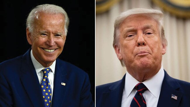 Joe Biden and Donald Trump. Worlds apart, and little room for compromise.