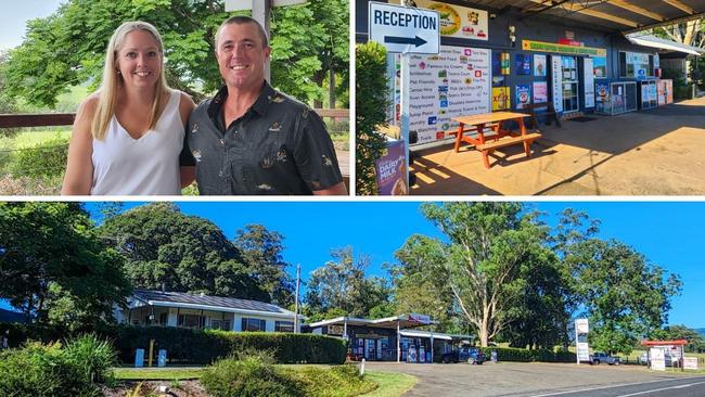 The Mann River Caravan Park owners, Hope and Curtis Parker, are taking the bait for their next adventure and placing the property on the market.