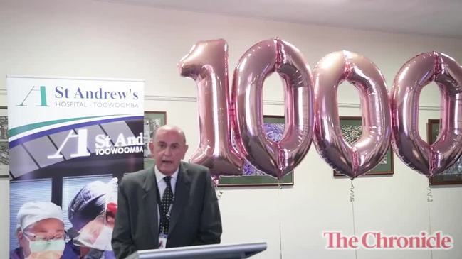 1000th Robotic case at St Andrew’s Toowoomba Hospital