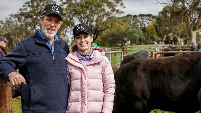 Ben and Samantha Glatz, Glatz Black Angus. Pictures: Nicole Cleary.