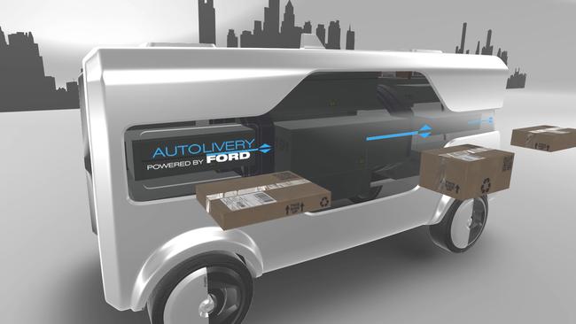 Ford’s Autolivery concept delivery vehicle