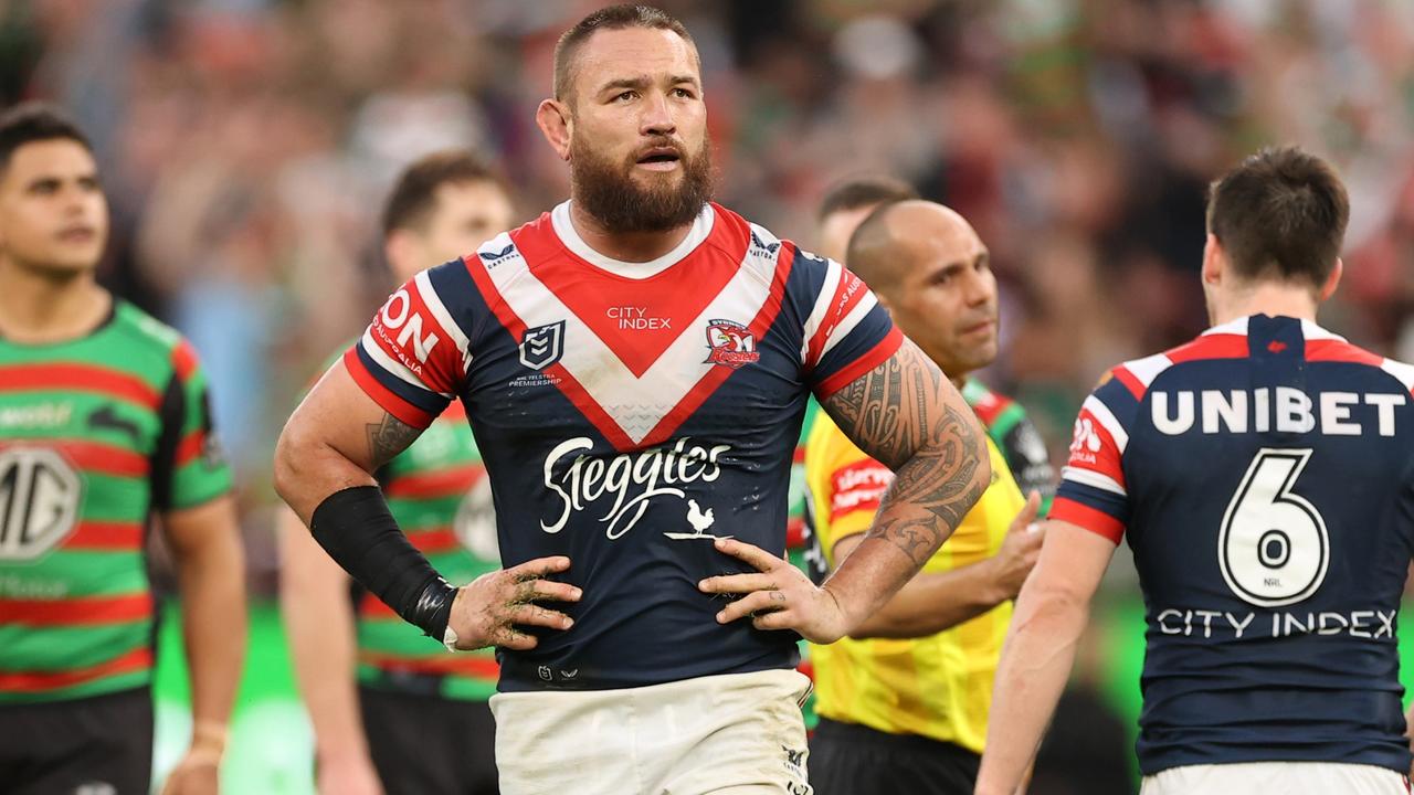 Jared Waerea-Hargreaves faces a four-week ban for a head slam. Picture: Mark Kolbe/Getty Images