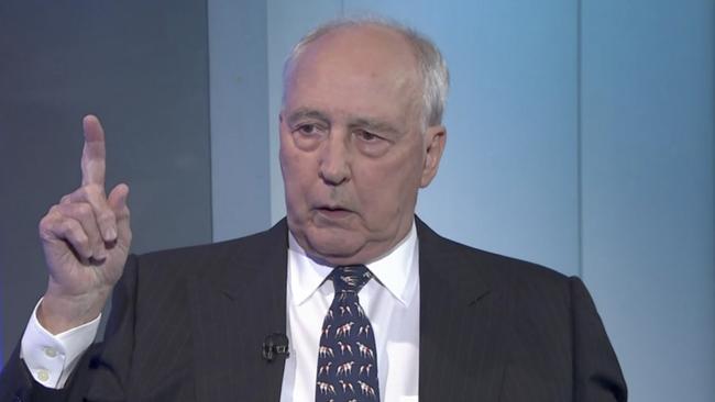 Former prime minister Paul Keating. Picture: ABC