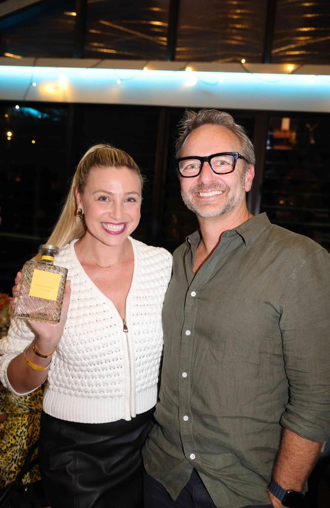 Rylee Martin and Doug Maskiell at the Solento Organic Tequila VIP Sunday Session at The Grounds Currumbin for Gold Coast for Gold Coast at Large. Picture: Portia Large