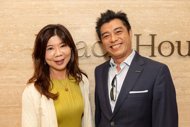 Flora Chen and Danny Yeh at the Beach House Launch, The Pulse April 18 2023. Picture: Celeste Humphrey