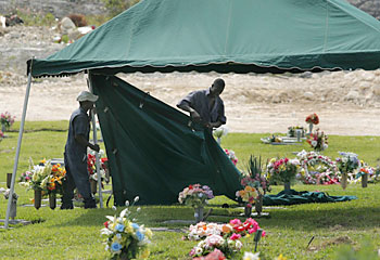 Grave proposition ... taxi drivers in the Bahamas are raking it in as tourists demand the 