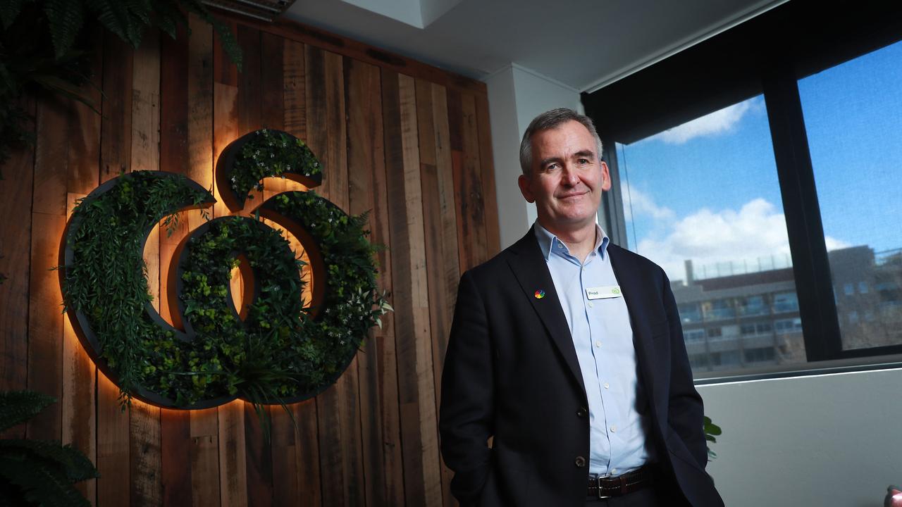 Woolworths chief executive Brad Banducci said the wild weather was causing delivery delays. Picture: John Feder/ The Australian