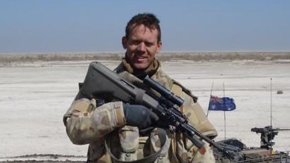 Former corporal in the Australian Army, Shaun Spain, of the Gold Coast who has set up a real estate business Bespoke GC Realty, to give him a purpose after being medically discharged from service after serving five tours overseas.