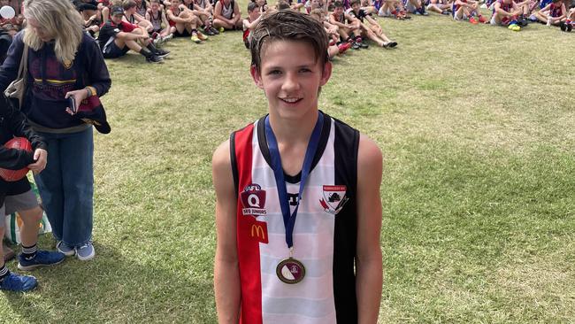 Morningside Panthers junior Cooper Hodge had a big grand final day.