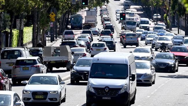 The road was originally built for pedestrians and public transport, but with the rise of car-centric planning, it became a car-oriented thoroughfare. Picture: NCA NewsWire / Jeremy Piper
