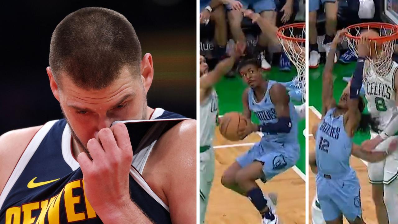 Nikola Jokic dropped a career-high in a shock loss, while Ja Morant stunned with a double-clutch reverse dunk.