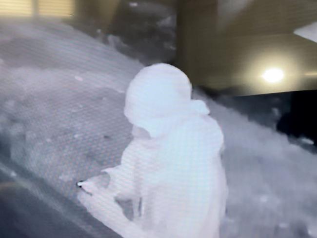 CCTV footage of one of the group members outside a Brighton home.