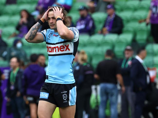 Sharks half Nicho Hynes. Picture: NRL Imagery