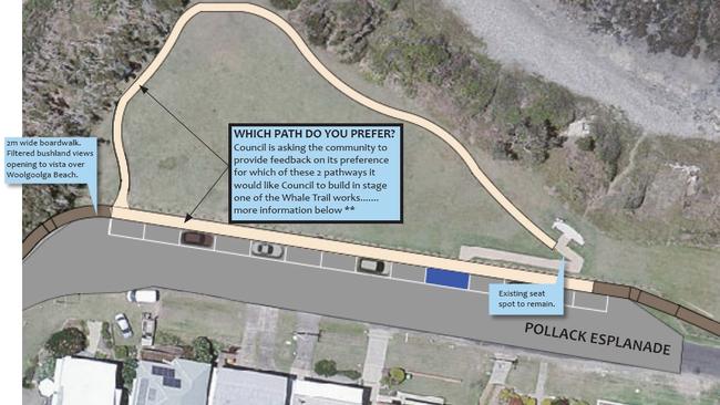 Concept designs for the $1.1m Woolgoolga Whale Trail. Coffs Harbour City Council.