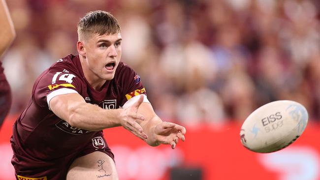 AJ Brimson only played 16 minutes off the bench for Queensland in Origin I. Picture: Getty Images