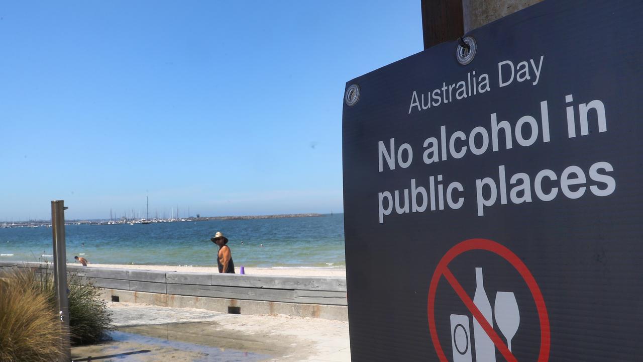 Police will be cracking down on anti-social behaviour over the Australia Day weekend. Picture: NCA NewsWire / David Crosling