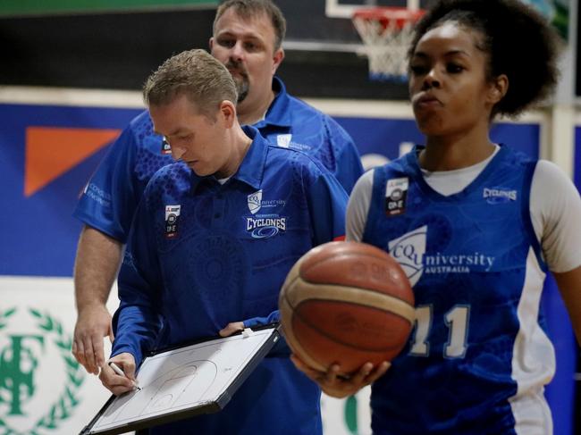 Rockhampton Cyclones' coach Drew Fenton. Photo: Amy Trinca