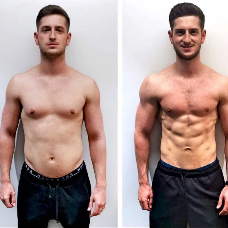 Ben got seriously ripped in just nine weeks.