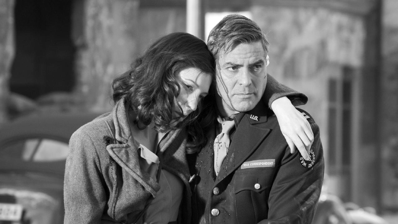 Cate Blanchett with George Clooney in The Good German.