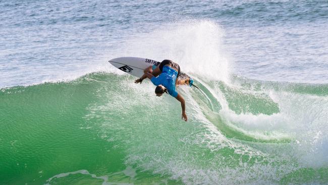 Sarah Baum showed her class by taking out the final. (Photo by Cait Miers/World Surf League)