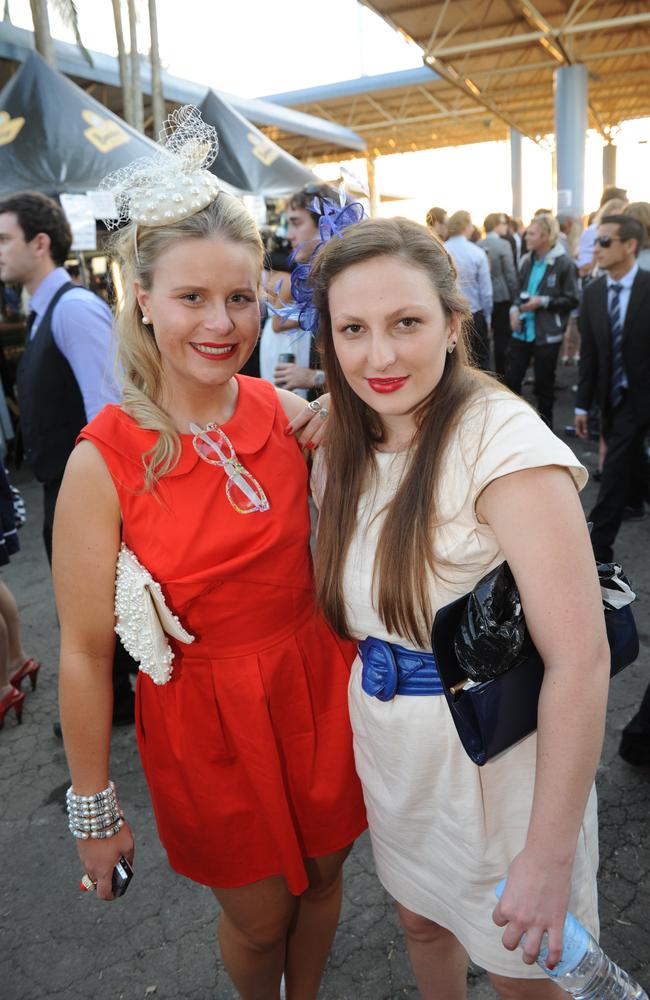 Bianca Bisintin and Rachel Marquenie in 2011. Picture: Che Chapman