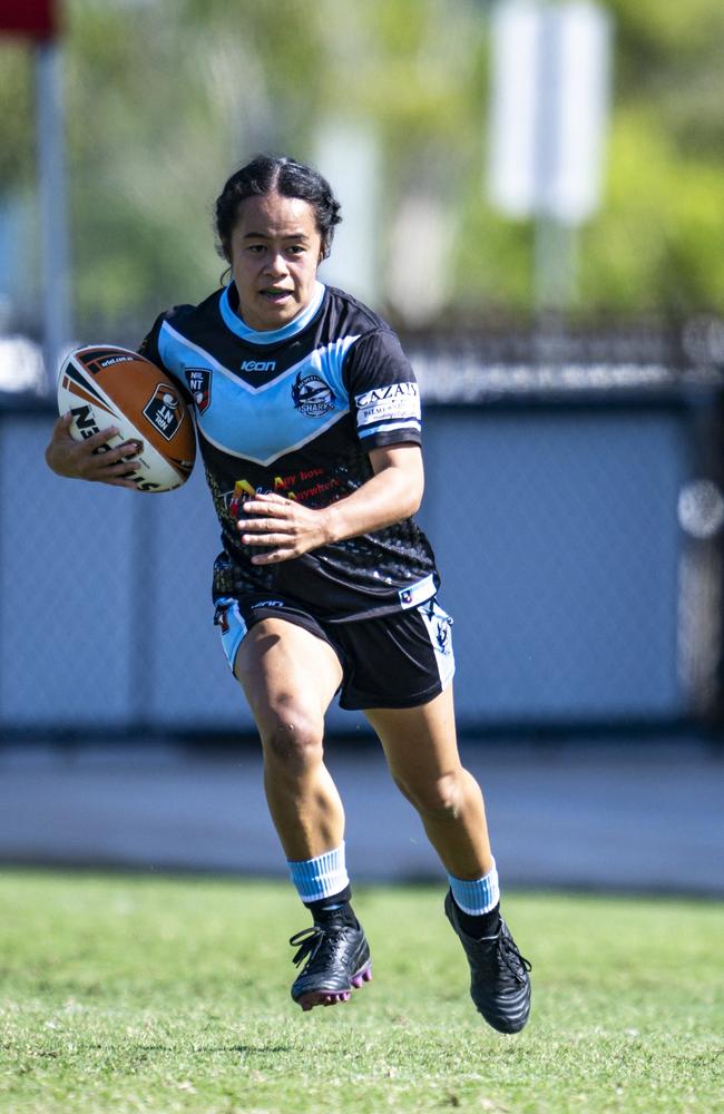 The Northern Sharks women won against the Litchfield Bears in Round 13 of the 2024 NRL NT season. Picture: Patch Clapp / NRL NT