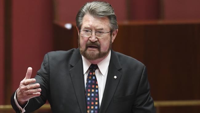 Derryn Hinch’s Justice Party has claimed three seats. AAP Image/Lukas Coch